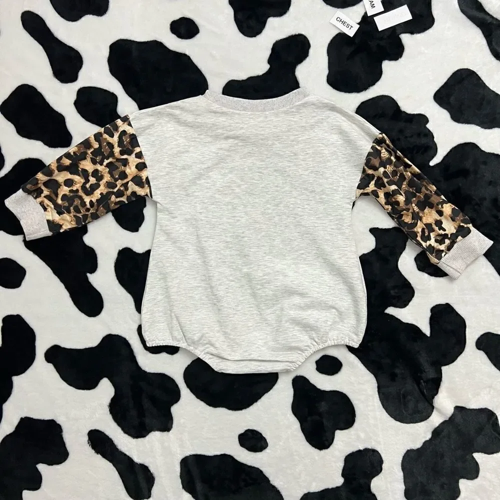 Baby Girl Halloween Leopard Long sleeve Romper (6-12 months)